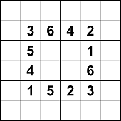 Sudoku in verschiedenen Größen - puzzlephil
